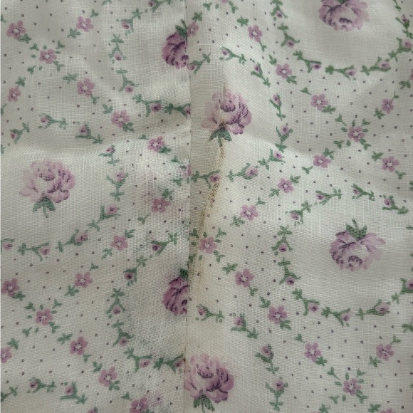 Vintage Zum Zum Floral Maxi Dress Sundress with Lace Union Made in USA Size 2 4 - Picture 12 of 16